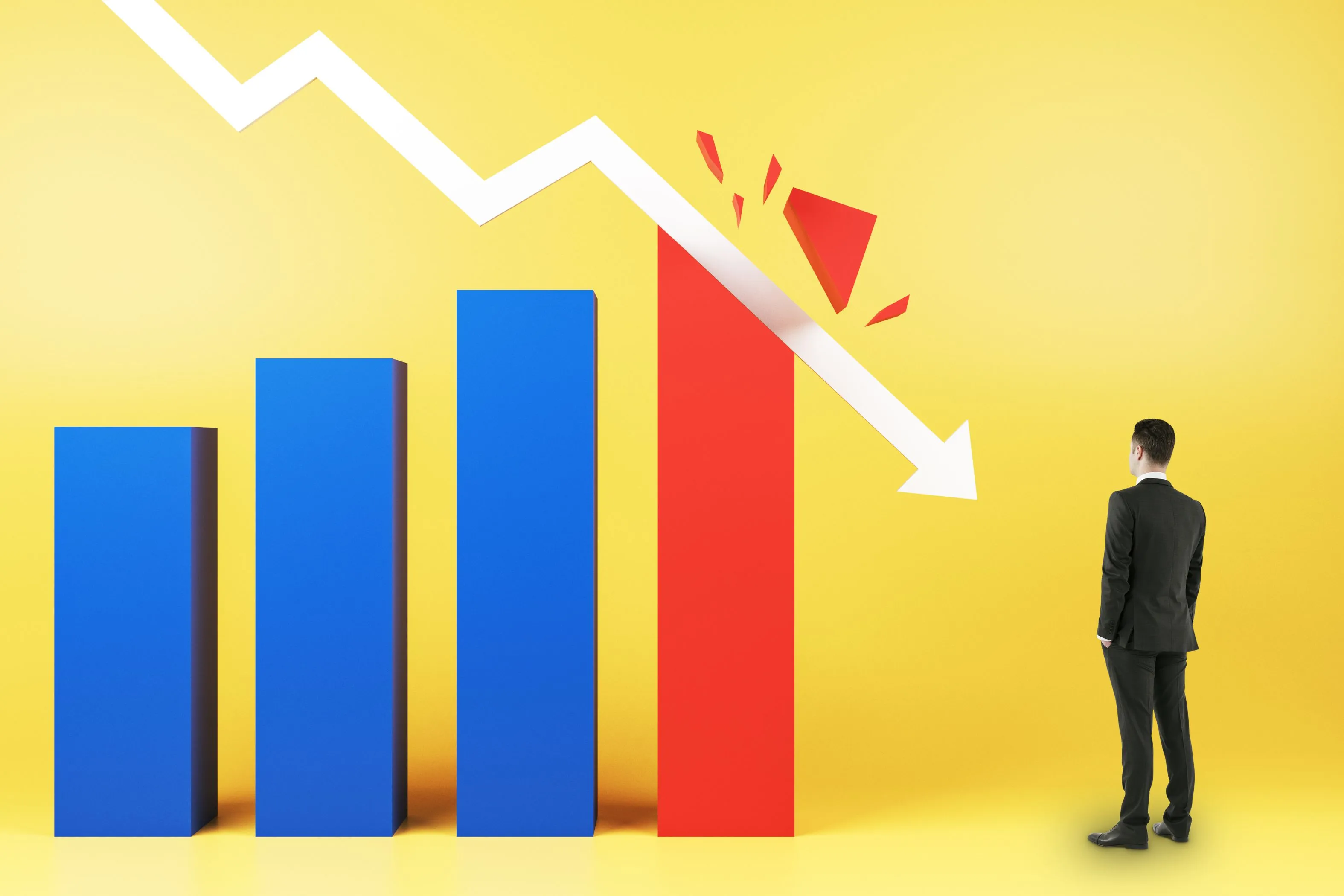Dynamics Monk retail forecasting analytics showing declining sales trends, forecast errors, and business challenges affecting retail performance.